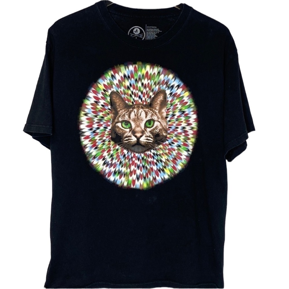 Cat Psychedelic T-shirt